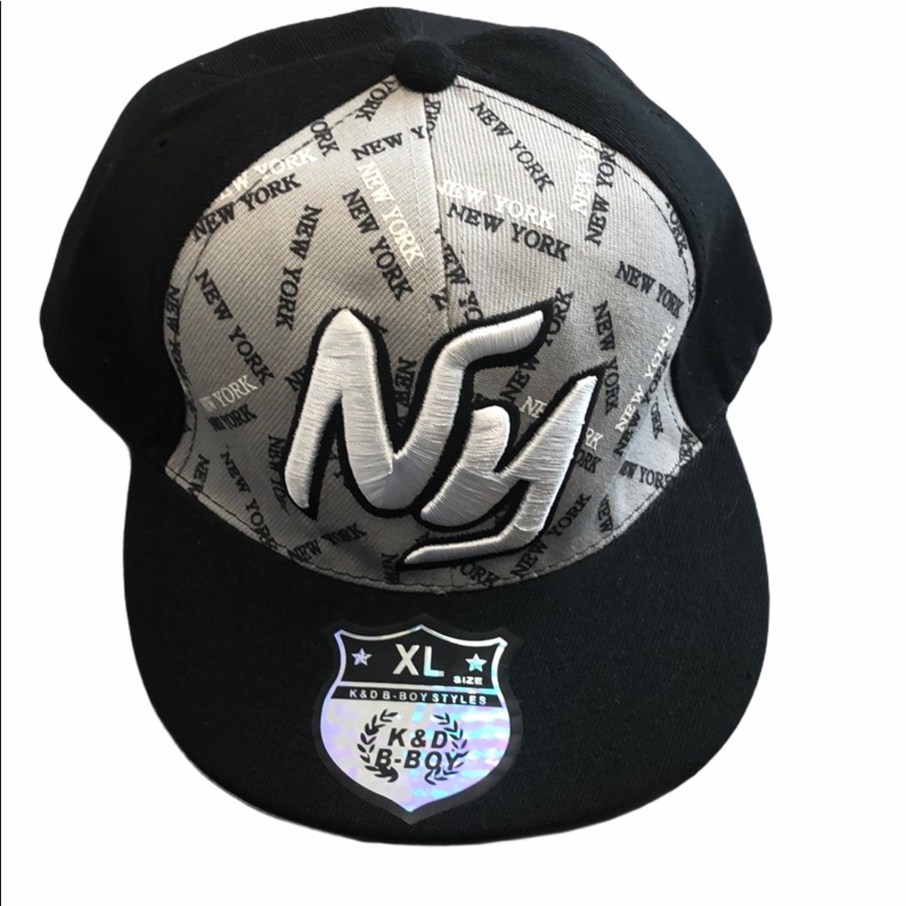 New York Black and Gray XL Hat